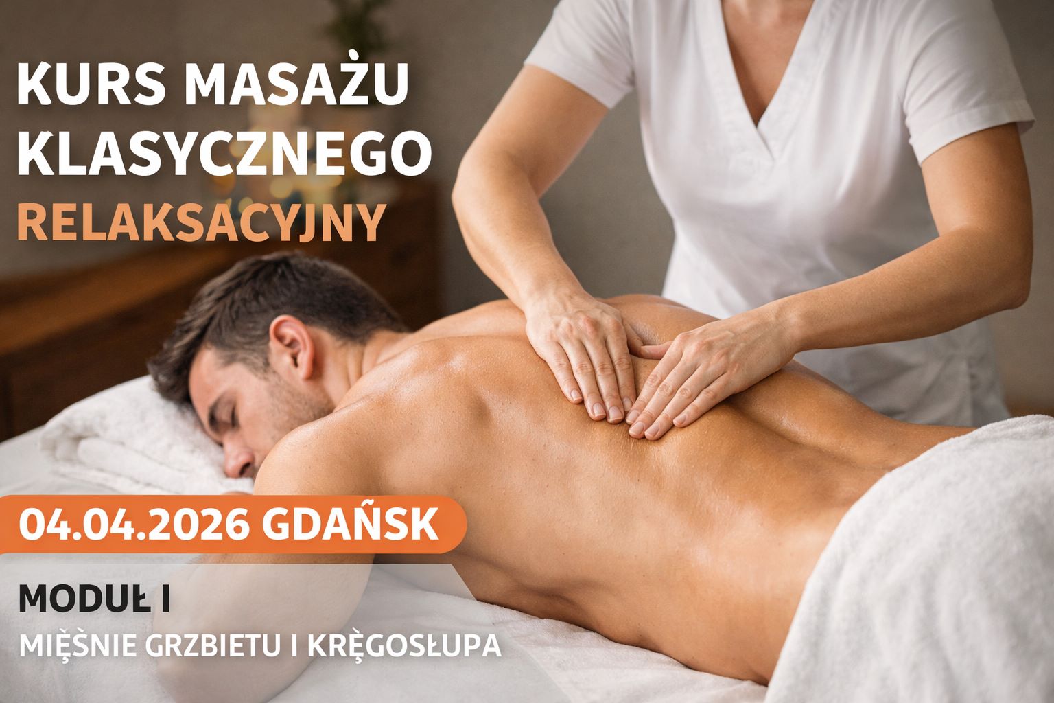 kurs masazu klasycznego Gdańsk