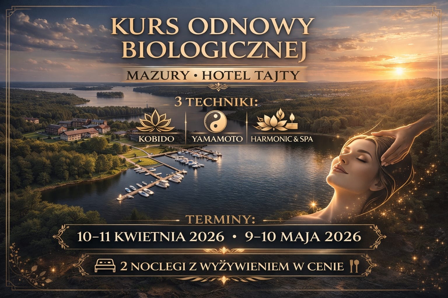 szkolenie Kobido Mazury Tajty kurs masażu twarzy Harmoza Piotr naturalny lifting